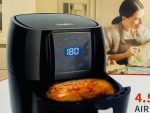 AIR FRYER DECAKILA A AIR DIGITALE 2PIECES 4,5LITRES NOIR KEEC039B – Image 3
