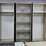 CHAMBRE A COUCHER 6 BATTANTS 6 PIÈCES BEIGE LORA 4746 – Image 4