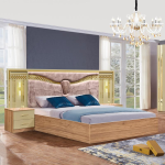 CHAMBRE À COUCHER 6 BATTANTS 5 PIÈCES – BEIGE MC616 – Image 2